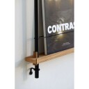 Moebe   Magazine Shelving 65 Hylle Oak/Black   Lampemesteren