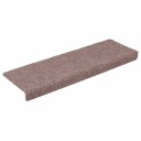 vidaXL Selvklebende trappematter 10 stk brun 65x25 cm nålestempel