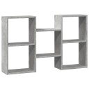  Vegghylle betonggrå 96x18x60 cm konstruert tre 8721158360953