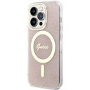 Guess Hardcase for iPhone 14 Pro 6,1" Rosa med MagSafe