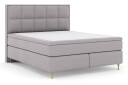 Select No 6 Komplett Sengepakke 160x200 F/M Lateks/Memory   Lysegrå/Gullben