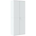  Highboard hvit 70x35x180 cm konstruert tre