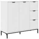 Serviesskap med skuff Hvit 89,5 x 33 x 82 cm Konstruert tre