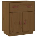vidaXL Skjenk honningbrun 65,5x40x75 cm heltre furu