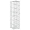 vidaXL Gabion med 5 mm Tråd og 5x10 cm Maske 50x50x200 cm