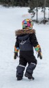 Didriksons Kids" Bjärven Coverall 4 Navy 140