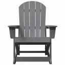  Adirondack gyngestol Lysegrå 73,5x92x90 cm HDPE