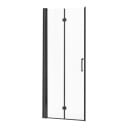 A-collection Imber I Foldedør Dusjdør Svart Matt / 100cm