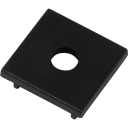 Ansell Lighting endestykke med hull 15x56,2 mm svart