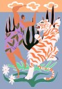 Hello Tiger Plakat / 21x30cm