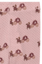 Hust & Claire Locel Caret ull/tencel leggings til barn adobe rose 134