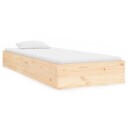 vidaXL Sengeramme heltre 75x190 cm 2FT6 Small Single
