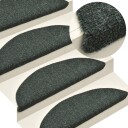 vidaXL Selvklebende trappematter 5 stk grønn 56x17x3 cm nålestempel