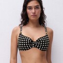 Chantelle Sauvage bikinitopp med bøyle svart  80D Kvinner