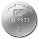 GP CR2032 Knappcellebatteri Lithium 4-pakning 3V med Safety Seal