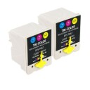 inkClub KED050-2 Blekkpatron 3 farge, 2pk, 18,6ml