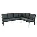 Brafab Rana hjørnesofa høy 252x195 cm svart