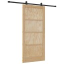 vidaXL Skyvedør med Monteringssett 93x202 cm Solid Tre Furu