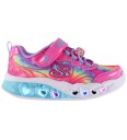 Skechers Sko Flagrer Heart Light Rosa Skechers 33 Blinkende sko