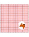 12 stk Rosa Servietter med Hest 33x33 cm Hester og Blomster