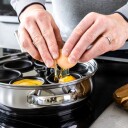Kitchencraft Posjeringsgryte 6 egg