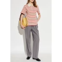 Jil Sander Dame Topper Rød M,