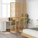  Romdeler 4 paneler brun heltre keisertre 8721012075641