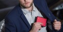 Ögon Designs BIG Stockholm Aluminium Wallet Red