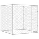 Vidaxl Hundebur Sølv 200 X 200 X 200 cm Galvanisert Stål