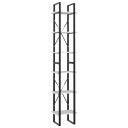 vidaXL Bokhylle 6 niv?er hvit 40x30x210 cm sponplate