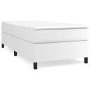  Boxspring sengeramme hvit 90x190 cm Single kunstskinn