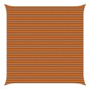 vidaXL Solskygge seil Oransje og Brunt 6 x 6 m 100% polyester Oxford