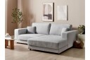 Ersi Sofa med Sjeselong 3 seter   Grå/Svart