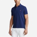 Ralph Lauren Custom Slim Fit Mesh Polo Shirt - Navy