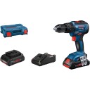 Bosch GSR 18V-55 Borskrutrekker med veske 4,0 Ah batterier og lader Maskiner