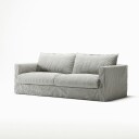 Decotique Le grand Air Nou 3 Seter Sofa Lin Ash Stripe