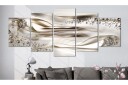 Bilde Underwater Harp 5 Parts Wide Brown 200x100 Artgeist sp. z o. o.