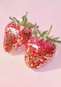 Sparkling Strawberries Poster Plakat / 50x70cm