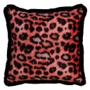 Pute Oransje Leopard 45 x 45 cm