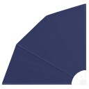 Balkong privat skjerm Marineblå 140 x 140 cm stoff