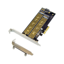 MICROCONNECT PCIe x4 M.2 Key NMVe SSD Adapt