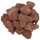 Vidaxl Lavasteiner 25 kg Rød 5-8 cm