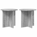 vidaXL Planteholder 2 stk. Grå sonoma 40 x 40 x 40 cm Konstruert tre