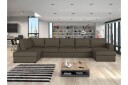 Taberk Sovesofa med Divan och Schäslong 5 sits   Brun