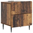  Nattbordskap Gammelt tre 43 x 34,5 x 49,5 cm Konstruert tre