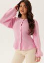Pieces Pcsilly Ls Puff Knit Cardigan