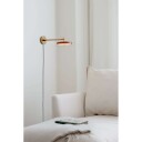 UMAGE - Asteria Vegglampe Long Pearl White