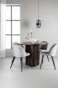 Venture Home   Spisegruppe Olivia med 4 stk stoler Velvet   Brun