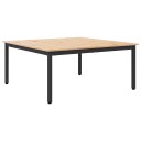  Kaffebord Naturlig 100 x 100 x 45 cm Massiv furu
