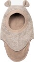 Huttelihut Balaclava Ears Wool Camel Melange 48/6 12 mnd